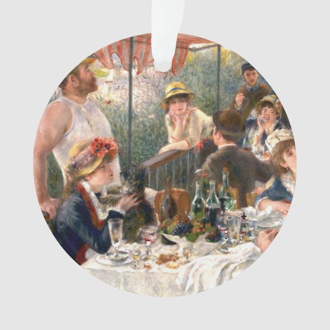 Adorno Fiesta de Renoir French Luncheon Boating (Anverso)