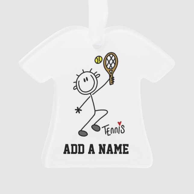 Adorno Figura masculina básica jugador de tenis del (Anverso)