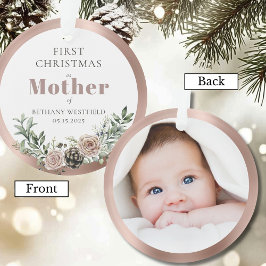 Adorno First Christmas as Mother Photo Keepsake