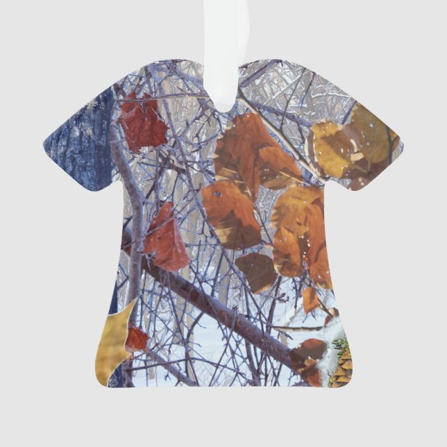 Adorno First Snow Winter Scene Camouflage Painting (Anverso)