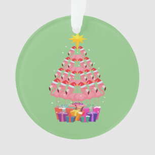 Adorno Flamingo Feo Árbol de Navidad Gracioso regalo