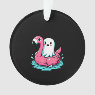 Adorno Flamingo Funny Spooky Summer Summerween