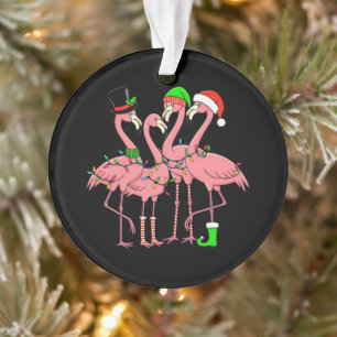 Adorno Flamingo Merry Christmas Funny Flamingo Lover Rega