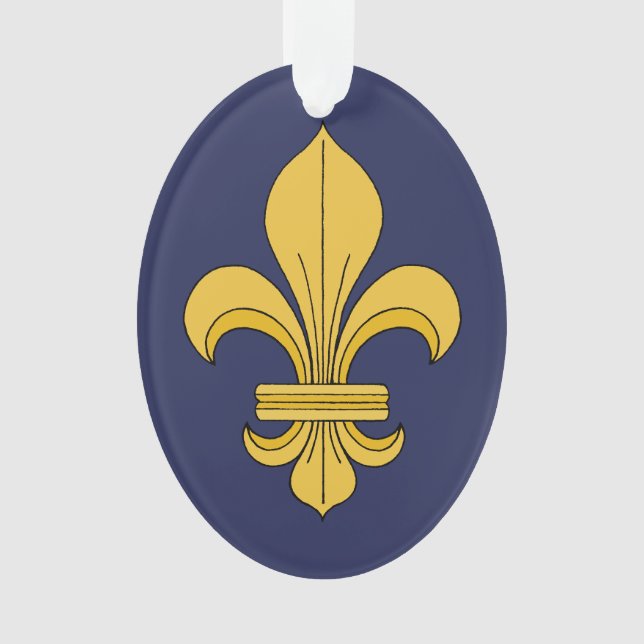 Adorno Fleur-de-lis (Anverso)