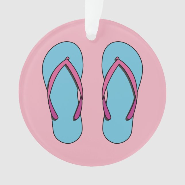 Adorno Flip Flops de playa (Anverso)