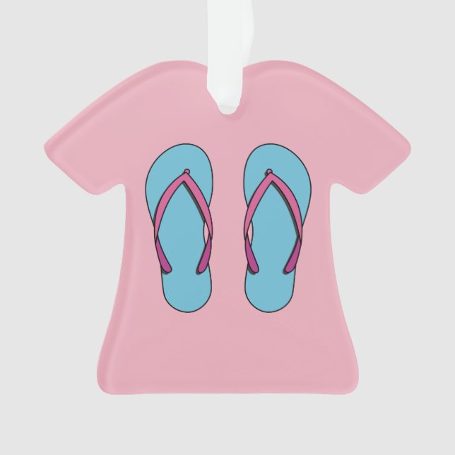 Adorno Flip Flops de playa (Anverso)