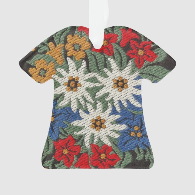 Adorno Flor alpina suiza de Edelweiss (Anverso)