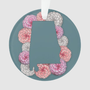 Adorno Flor del estado de Alabama