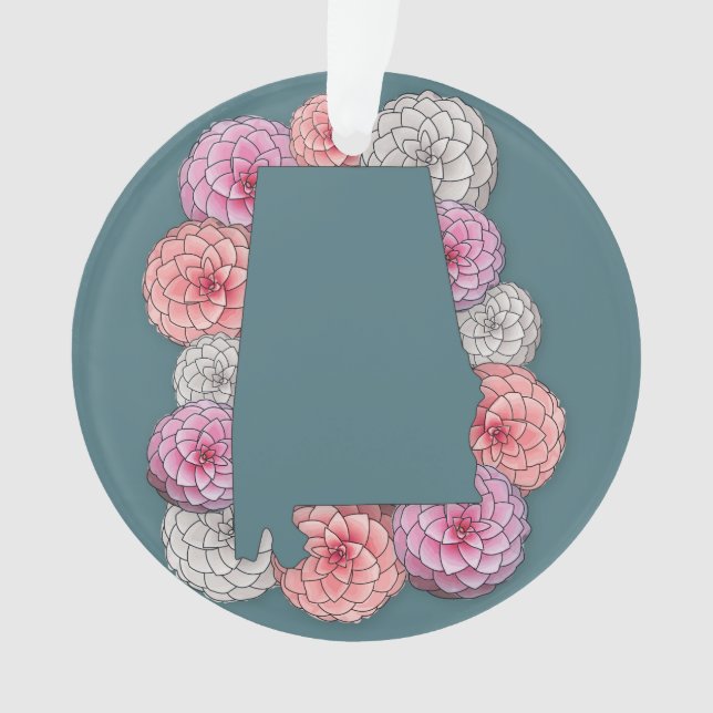 Adorno Flor del estado de Alabama (Anverso)