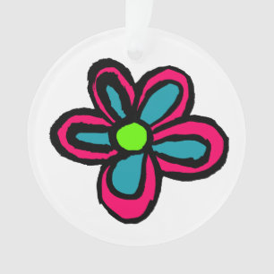 Adorno Flor Rosa Linda