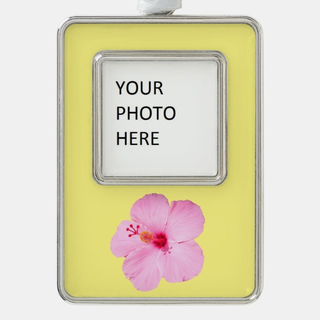 Adorno Flor tropical Hibiscus rosa (Anverso)