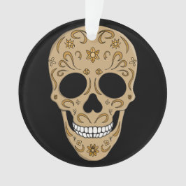 Adorno Floral Sugar Skull Dia de los Muertos