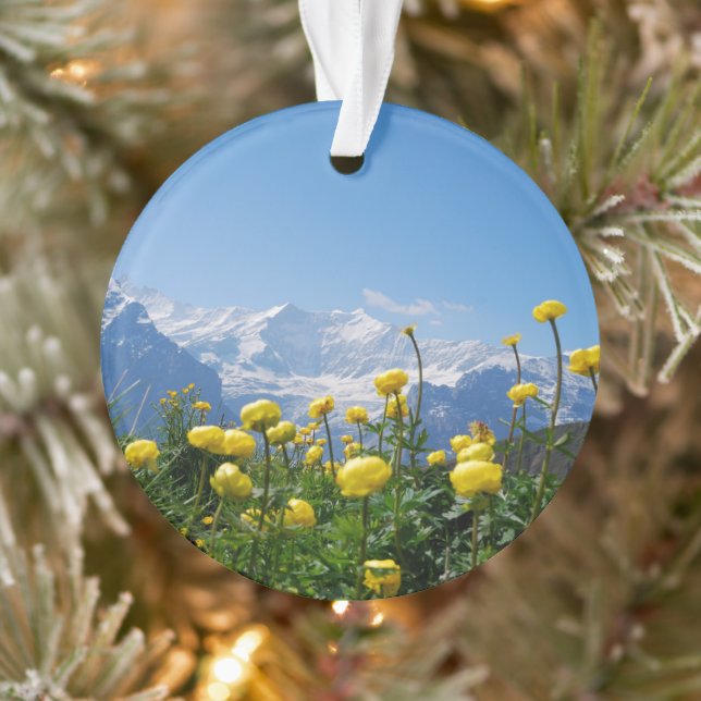 Adorno Flores | Alpes suizos Eiger Monch (Árbol)