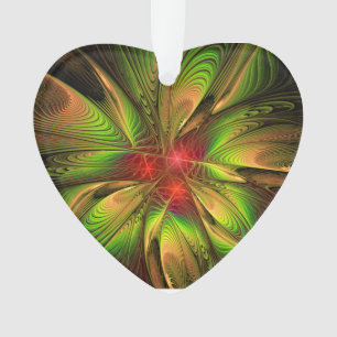 Adorno Flores de fantasía fractal blandas y tendientes