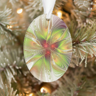 Adorno Flores de fantasía fractal blandas y tendientes