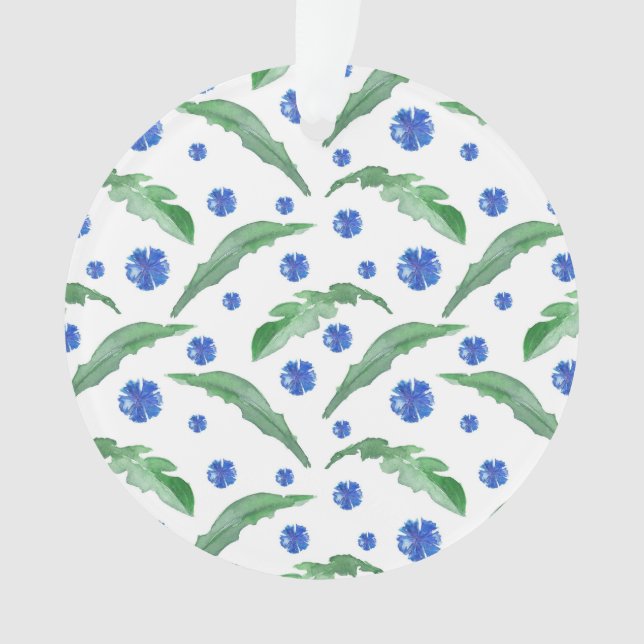 Adorno Flores de maíz azul (Anverso)