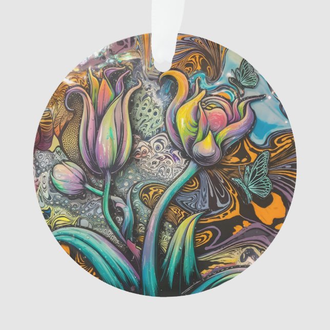 Adorno Flores de Mandala (Anverso)