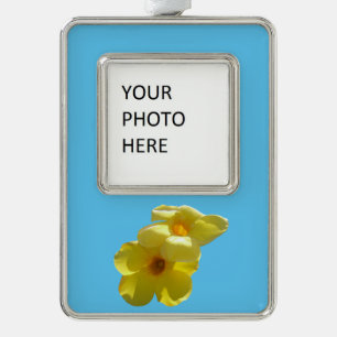 Adorno Flores de trompeta doradas I