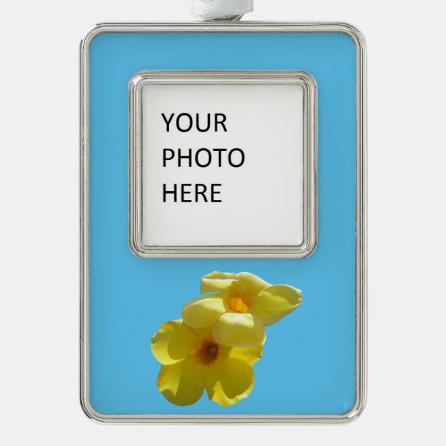 Adorno Flores de trompeta doradas I (Anverso)