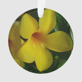 Adorno Flores de trompeta doradas II tropicales