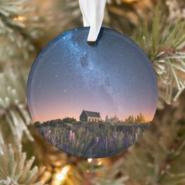 Adorno Flores | Lupines Blooming Lake Tekapo Nueva Zeland (Árbol)