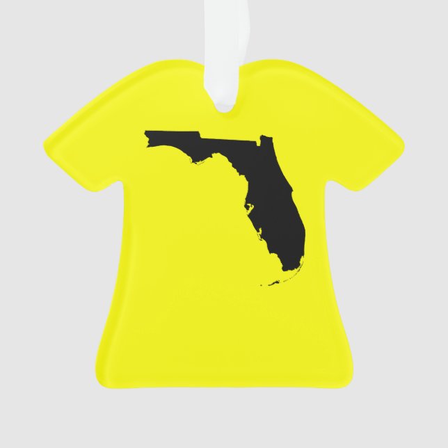 Adorno Florida Amarillo y Negro (Anverso)