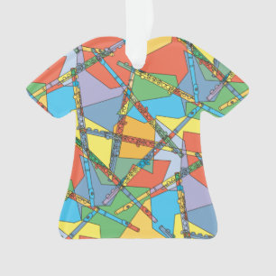 Adorno Flutos superpuestos