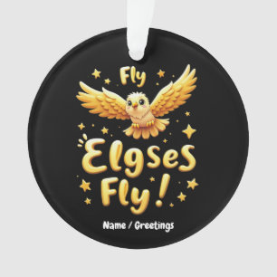 Adorno Fly Elgses Fly Inspirador Eagle Art