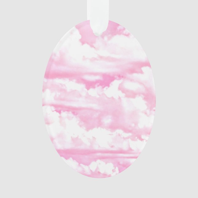 Adorno Fondo de la moda de las nubes rosas (Anverso)