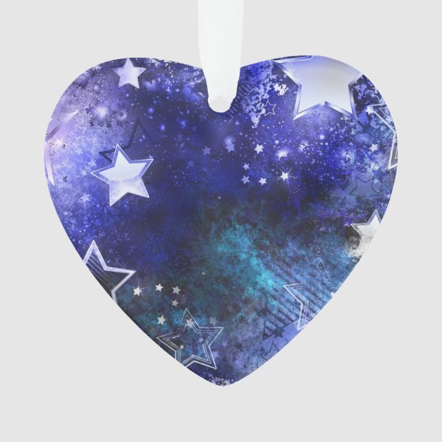 Adorno Fondo espacial con estrellas (Anverso)