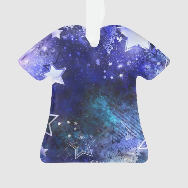 Adorno Fondo espacial con estrellas (Anverso)