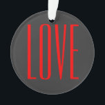 Adorno Fondo Gris de Moda Boda de Amor Rojo<br><div class="desc">Puedes cambiar fácilmente las fuentes y los colores. También puedes agregar tu logotipo y la imagen de fondo como desees.</div>