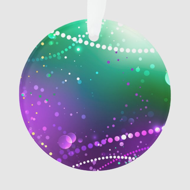 Adorno Fondo morado festivo Mardi Gras (Anverso)