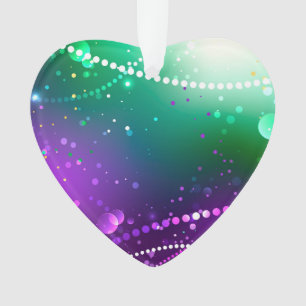 Adorno Fondo morado festivo Mardi Gras