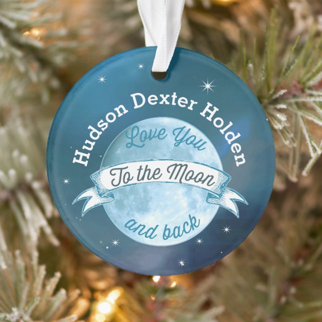 Adorno Foto Ama a la luna y atrás (Árbol)