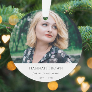 Adorno Foto conmemorativa   En Memoria Amada Moderna Eleg