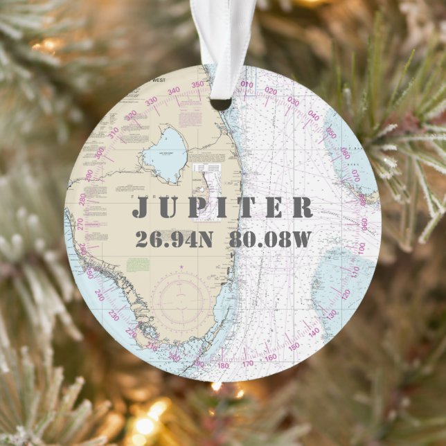 Adorno Foto conmemorativa Nautical Júpiter FL (Árbol)