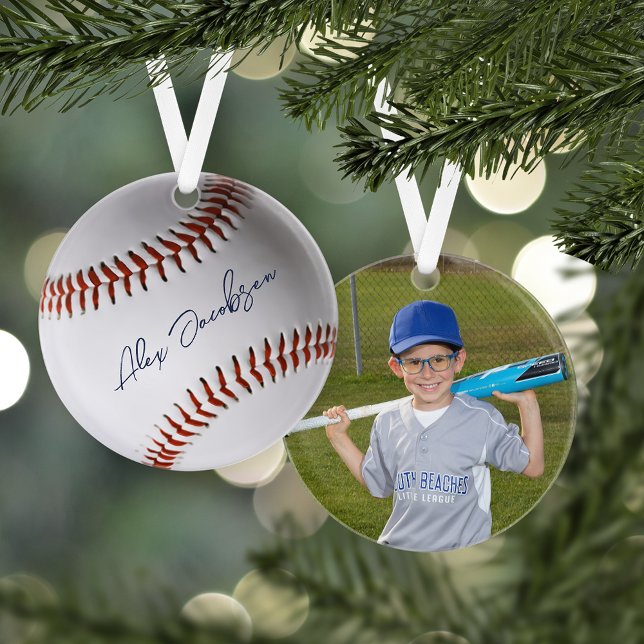 Adorno Foto de béisbol con firma personalizada (Subido por el creador)
