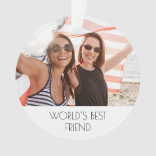 Adorno Foto de los mejores amigos