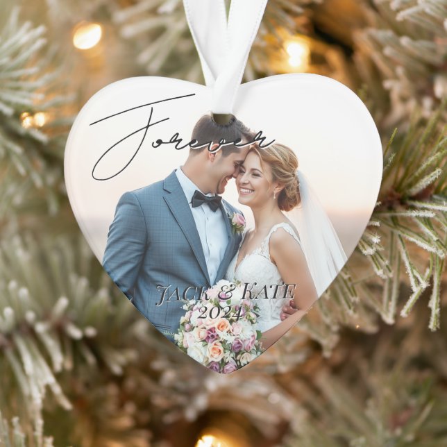 Adorno Foto de memoria de boda personalizada (Árbol)