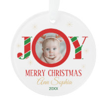 Foto de Navidad de Alegría Personalizada