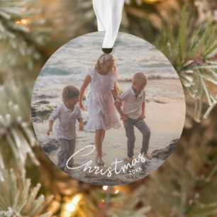 Adorno Foto de Navidades familiares acrílicos