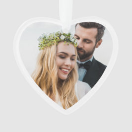 Adorno Foto de Navidades recién casados