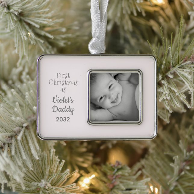 Adorno Foto de nombre personalizado de los primeros Navid (Árbol)