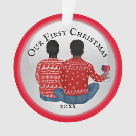 Adorno FOTO de pareja gay africana e india