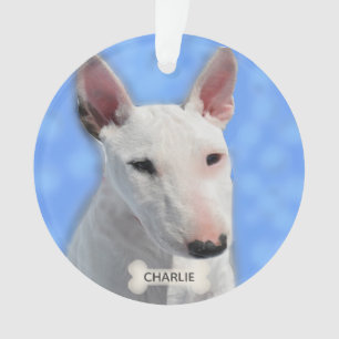 Adorno Foto de perro personalizada de Bull Terrier