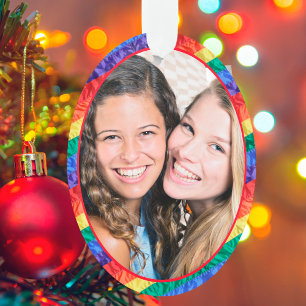 Adorno Foto de Personalizado LGBTQ Orgullo gay con marco