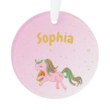 Foto de unicornio de lugares de oro rosado adornad