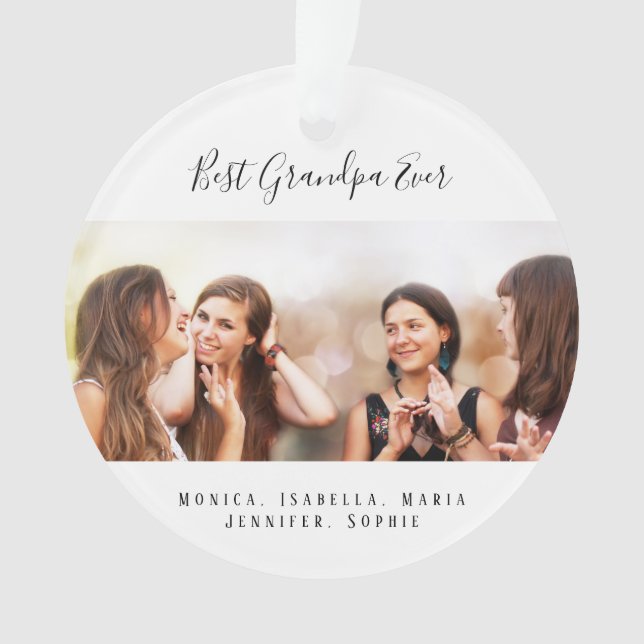 Adorno Foto del abuelo. (Anverso)