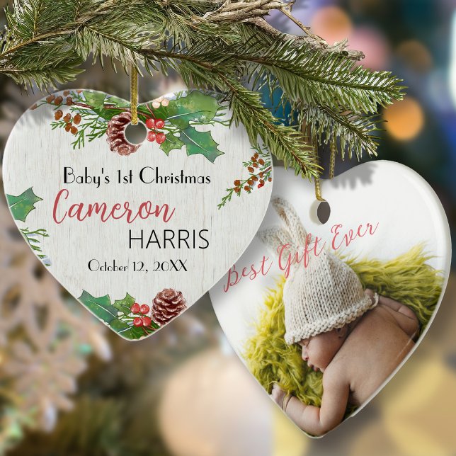 Adorno Foto del primer hito en Navidades de un bebé ruso (Subido por el creador)